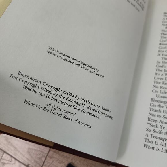 HELEN STEINER RICE Lot of 2 Hardcover Poem Books SHOWERS OF BLESSINGS / SPRING - Picture 7 of 14